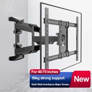 TV Retractable Rack Wall-Mounted Rotating Bracket Universal 43 inch 50 55 60 65 70 75 inches tv