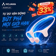 Mojawa RunPlus Swimming Headphones Pink – Waterproof-32GB–Bone Conduction Headphones, Gym, Swimming,