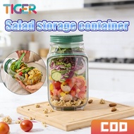 Food Storage Box Salad Container Meal Prep Container Large Salad Container Side Opening Leakproof