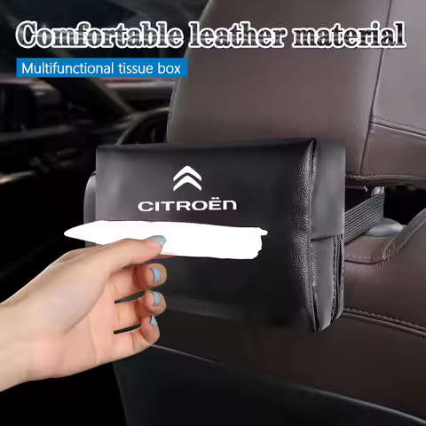 Car Accessories Auto Interior Tissue Storage Box Kleenex Bag For Citroen C1 DS3 C2 C3 Vts C4 Saxo C4