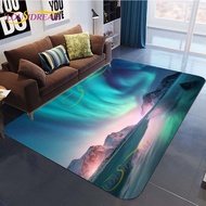 Universe Starry Sky Rugs Solar System Earth Area Rugs Large Mats Living Room Bedroom Decoration Carp