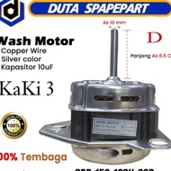 Ready Dinamo Tembaga Mesin Cuci Wash Motor Kaki 3 Untuk Merk Sharp Srd-150-10Sh-Cop D Diameter As 12