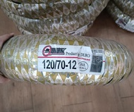 CLEAR OLD STOCK !! QUICK Tubeless Tyre GR390 TL 120/70-12 Motorcycle Tire tayar DURO GR 390 120 70 1