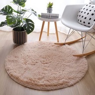 小圓粉色地毯網美拍照佈置無印良品ikea桌腳墊