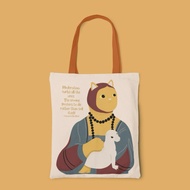 The Lady With An Ermine Totebag by 8Letters