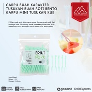 Fruit Fork Cake Fork 50 Pcs Fruit Fork Fruit Skewer Bread Bento