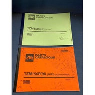 Yamaha TZM150 / TZM150R 98' Parts Catalogue / Buku Part Katalog TZM (Photostat)