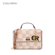 Carlo Rino Dark Beige The Camo Top-Handle Bag