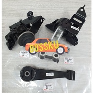 ENGINE MOUNTING KIT - PERODUA BEZZA/ AXIA 1.0 (2017-2022) -  AUTO/ MANUAL(COMBINE WITH BRACKET) - 1 SET 3PCS