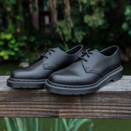 Dr.martens 1461 Classic 3-hole Mens And ผู้หญิง Low-top Short-cylinder ของแท้ หนัง Martin Boots ส้นแ