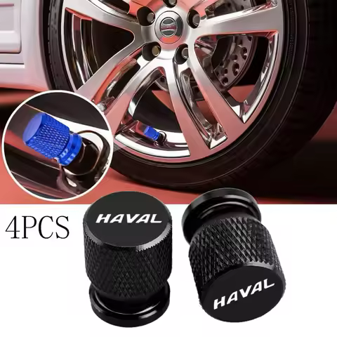 Car Wheel Tire Valve Caps Tyre Stem Covers Airdust Waterproof For HAVAL H2 H6 H7 H8 H9 H2S M6 C50