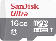 SanDisk Ultra 16/32GB 80MB/s UHS-I Class 10 microSDHC Card 記憶卡 (SDSQUNS)