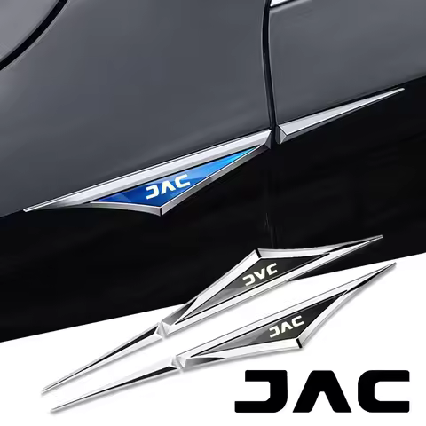 2 Pack 3D Alloy Car Stickers Car Accessories for JAC nk j4 J5 j7 Sedan SEI 2 3 7 JS3 JS4 JS2 KN KR1 