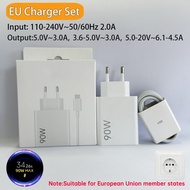 90W For Xiaomi USB Type C Charger Travel Adapter 67W Fast Charging Cable Poco F7 Pro X7 F5 15T Pro 1