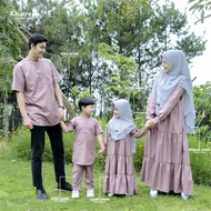KHAIREEN Sarimbit Muslim Family Adam Hawa Series Pink Blush