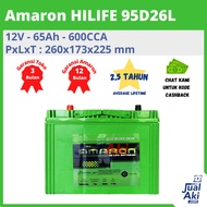 Amaron Hilife 95D26L 12V 65Ah - Gojek Grab Only