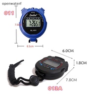 [ope] Sports Stop Watch Timer Electronic Stopwatch Plastic Digital Stop Watch Training Timer MY