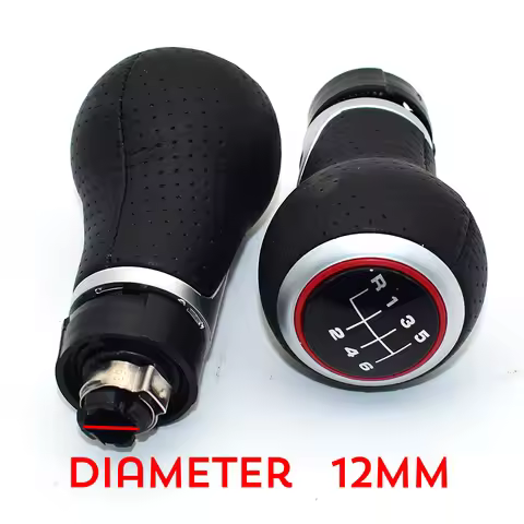 12mm 5 / 6 Speed Car Gear Shift Knob Lever Shifter Gaitor Boot For Audi A4 S4 B8 8K A5 8T Q5 8R S Li