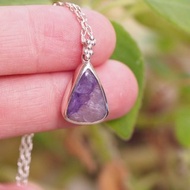 紫龍晶 查羅石 手工純銀項鍊 Charoite Sterling Silver handmade