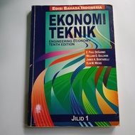 EKONOMI TEKNIK EDISI BAHASA INDONESIA JILID 1 | Original