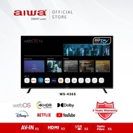 AIWA 43″ | WS-436S | Full HD | WebOS Smart TV | Frameless TV