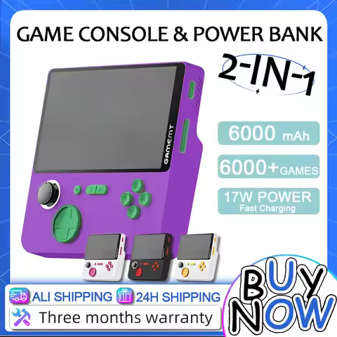 E5 Handheld Game Console & Phone Power Bank Dual System PLUS 5 inch HD IPS Screen Wifi Retro Video G