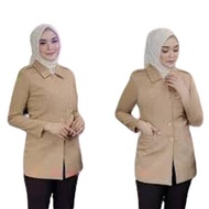 BAJU ATASAN PRAMUKA WANITA GURU PEMBINA/PENGGALANG Kerja