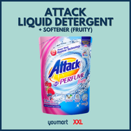 Attack Liquid Detergent Refill by XXL (Fruity / Floral / Aromatic Floral) (1 bag x 1.6 kilograms)