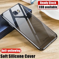 For Samsung Galaxy C9 Pro 6.0 inch SM-C9000 C900F C9008 C900Y Soft Translucent Black Silicone Flexib