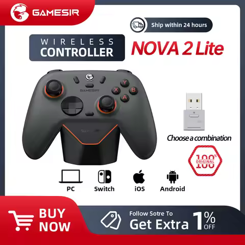 GameSir-Nova 2 Lite Multi-Platform Wireless Game Controller for Switch, PC, Android and iOS