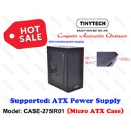 TINYTECH Micro ATX Desktop PC Casing Case Supported ATX Power Supply and Micro ATX ITX Motherboard