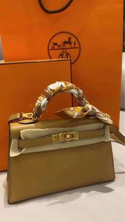 Hermes Mini Kelly 2 Biscuit
