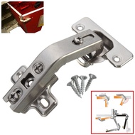 [CrownFamily] At 135° Degree Corner Folded Cabinet Door Hinges Face Frame Soft Close Half Overlay Kitchen  [MY]