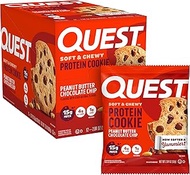 Quest Nutrition Protein Cookie, Peanut Butter Chocolate Chip 12 Cookies