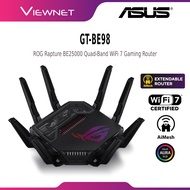 ASUS ROG RAPTURE GT-BE98 BE25000 QUAD-BAND WIFI 7 GAMING ROUTER WITH DUAL 10G PORTS, AURA RGB AND AI