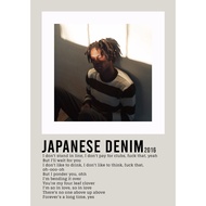 【READY STOCK】Poster Cover Album Japanese Denim by Daniel Caesar for room/wall/gift