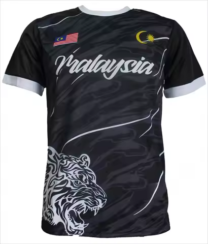 HARGA BORONG MEN WOMEN UNISEX JERSEY T-SHIRT MALAYSIA SPORT SHORT SLEEVES BAJU JERSI SUKAN LENGAN PE