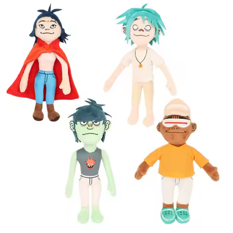 30cm Gorillaz Noodle Plush Present Gift Gorillaz Band Stuffed Toys Fans Collect Holiday Party Easter