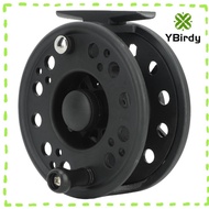 YRBWDYZDH Fly Fishing Reel4, Plastic 7/8 Fly Reel, Durable Lightweight Black Baitcasting Reel Rivers