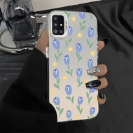 Case For Samsung A51 M40S Flower Phone Soft Fabric Jacket