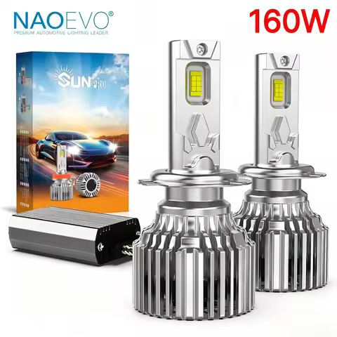 NAOEVO SUN H4 H7 H11 LED Lights for Car Headlight Bulb HB3 9005 HB4 9006 Canbus Led Bulbs ALL Bright