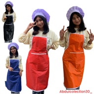PUTIH A set Of Adult Apron/Apron Apron+White Chef Hat