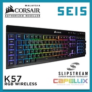 CORSAIR K57 RGB Wireless Gaming Keyboard Slipstream Wireless USB dongle Bluetooth or Wired CH-925C01