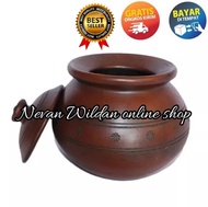 KENDIL DAWET 7 LITER | KENDI DAWET GERABAH | KENDIL DAWET TANAH LIAT | TEMPAT BERAS | WAJAN SET