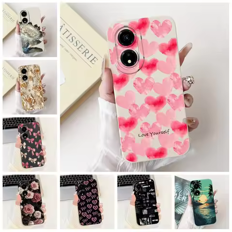 For Honor X5 Plus Case WOD-LX1 Silicone Cute Fashion Butterfly Flowers Love Painted Phone Case For H