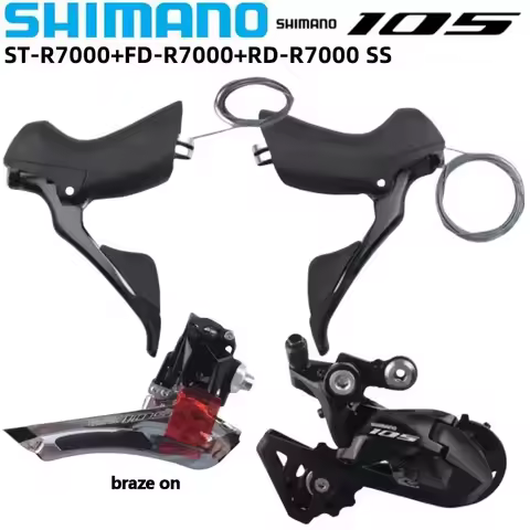 SHIMANO R7000 Groupset 105 R7000 2x11s Derailleurs ROAD Bicycle Front Derailleur + Rear Derailleur +