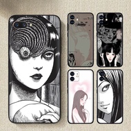 Huawei Y6 Y6s Y6Pro Y6 Y7 Y9 Prime 2019 Phone Case V702 Tomie junji ito Black Silicone TPU Shell