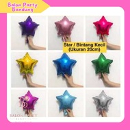 [UNIT] Star Foil Balloon (Size 20cm) Birthday Decoration/