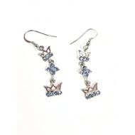 Lulugift Royal Azure Crown & Clover Drops