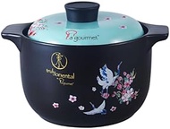 La Gourmet Truly Oriental 4L Toughened Claypot - Blue/Black